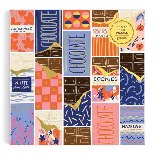 Galison At The Chocolate Bar 500 Piece Foil Puzzle