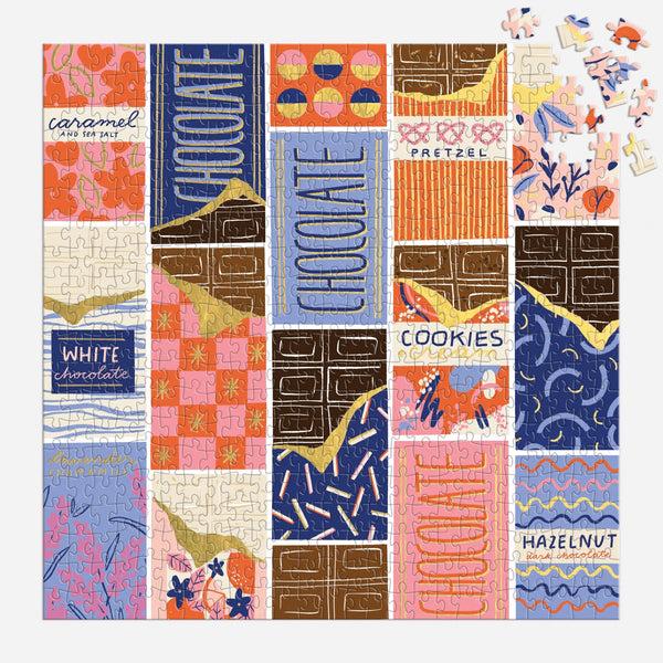 Galison At The Chocolate Bar 500 Piece Foil Puzzle