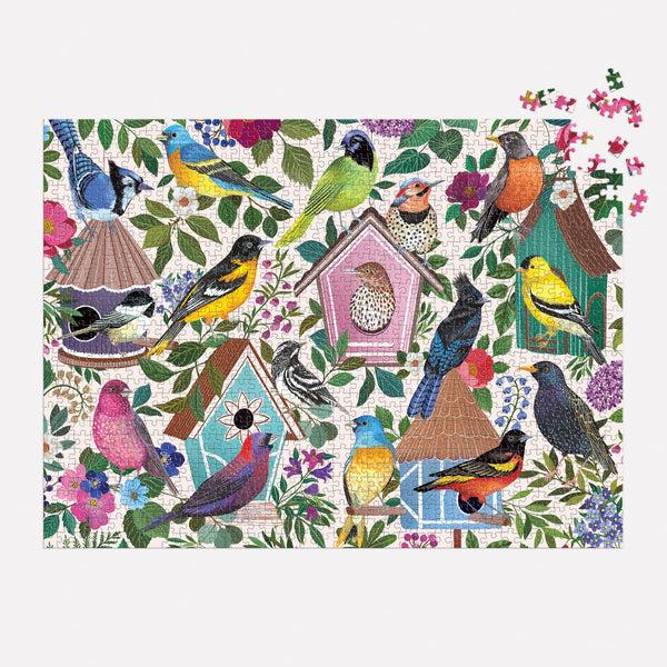 Galison Birdhouse Lane 1000 Piece Puzzle