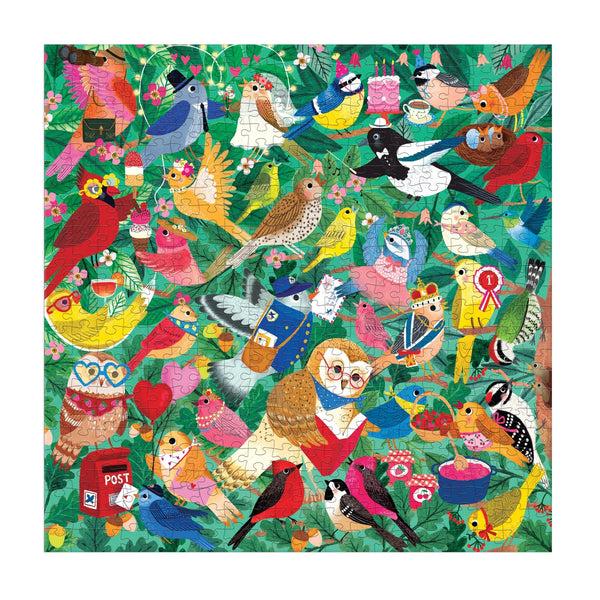 Galison Birding Around 500 Piece Puzzle