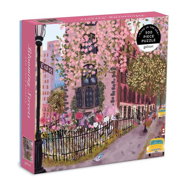 galison Blooming Streets 500 Piece Jigsaw Puzzle