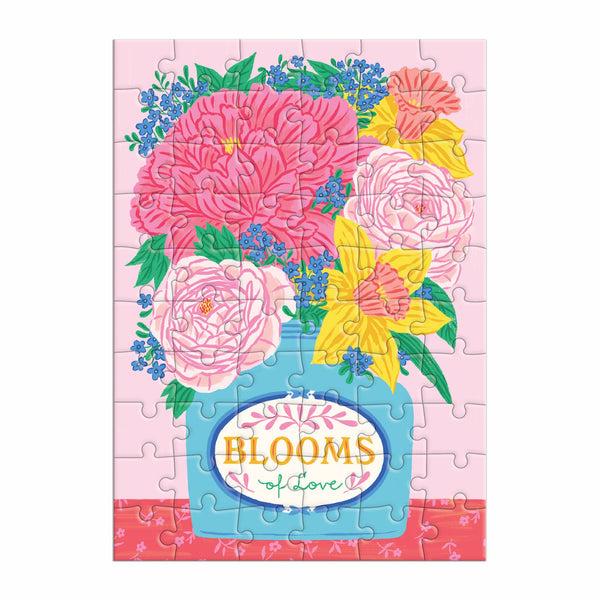 Galison Blooms Of Love Greeting Card Puzzle