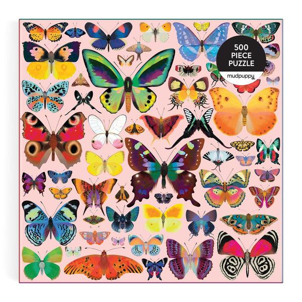 Galison Brilliant Butterflies 500 Piece Puzzle