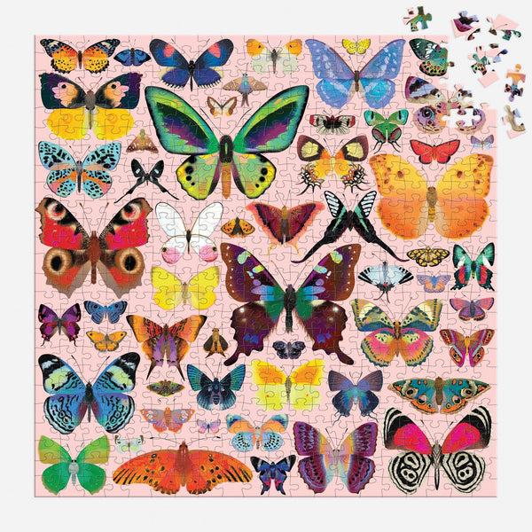 Galison Brilliant Butterflies 500 Piece Puzzle