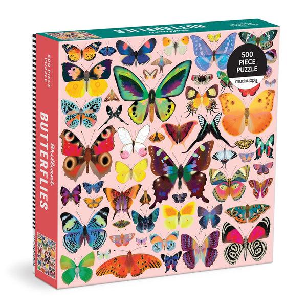 galison Brilliant Butterflies 500 Piece Puzzle