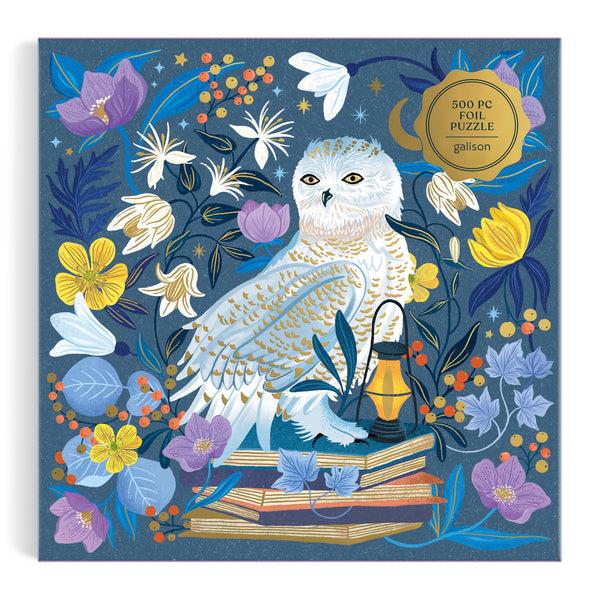 Galison Celestial Owl 500 Piece Foil Puzzle