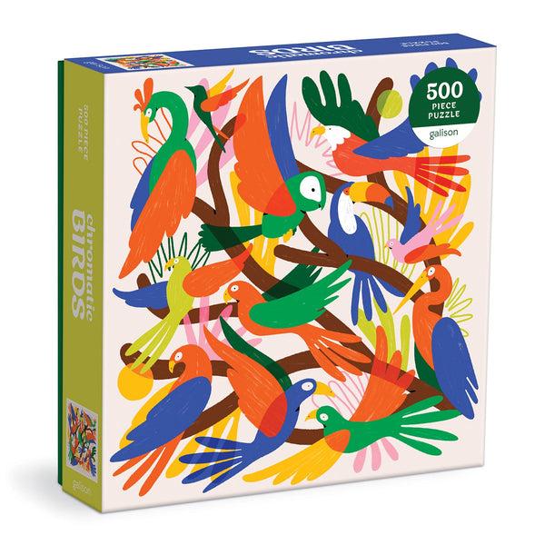 galison Chromatic Birds 500 Piece Puzzle