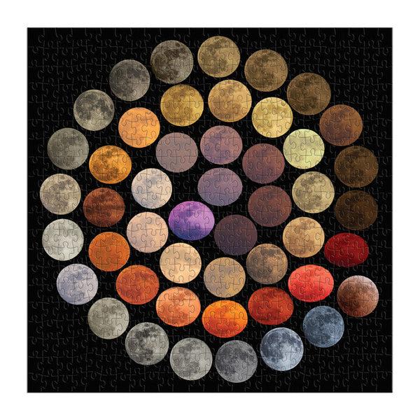 Galison Colors Of The Moon 500 Piece Puzzle