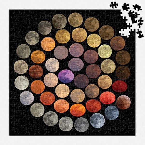 Galison Colors Of The Moon 500 Piece Puzzle