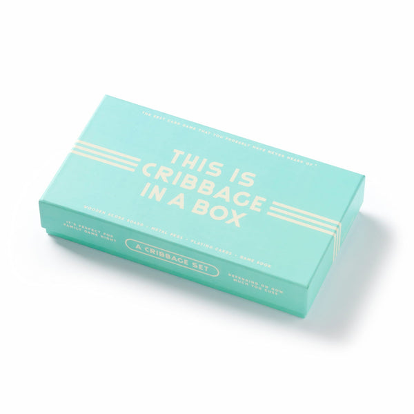 Galison Cribbage In A Box Cribbage Game Set