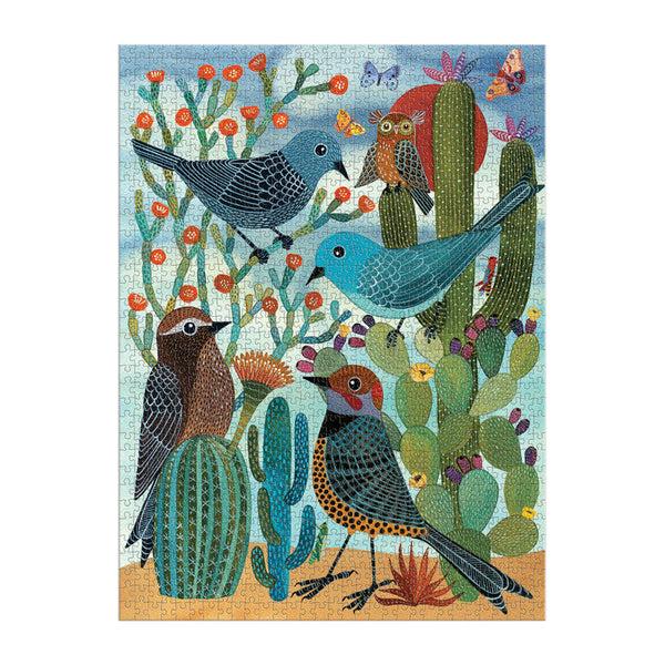 Galison Desert Avian Friends 1000 Piece Puzzle