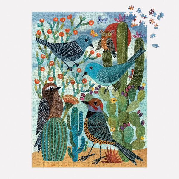 Galison Desert Avian Friends 1000 Piece Puzzle