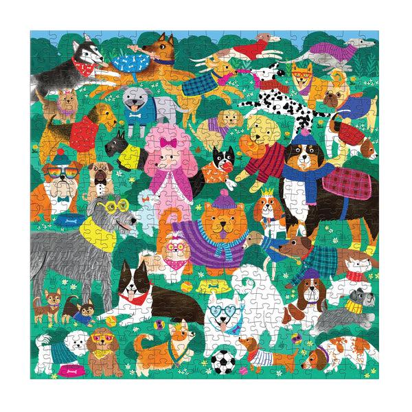 Galison Doggone Days 500 Piece Family Puzzle
