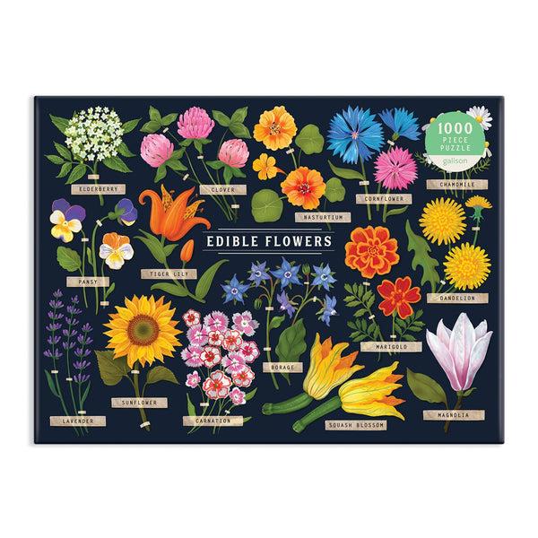 Galison Edible Flowers 1000 Piece Jigsaw Puzzle
