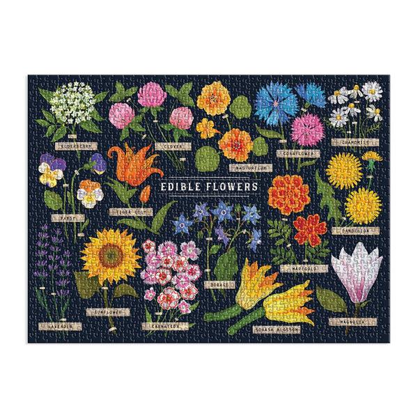 Galison Edible Flowers 1000 Piece Jigsaw Puzzle