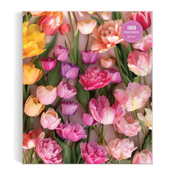 Galison Ephemeral Tulips 1000 Piece Puzzle