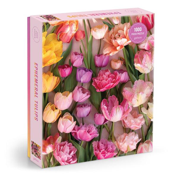 galison Ephemeral Tulips 1000 Piece Puzzle