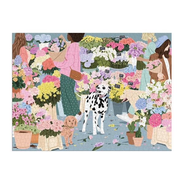 Galison Flower Market 1000 Piece Puzzle