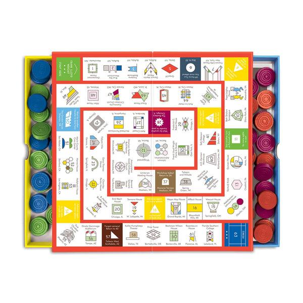 Galison Frank Lloyd Wright 2-In-1 Game Set