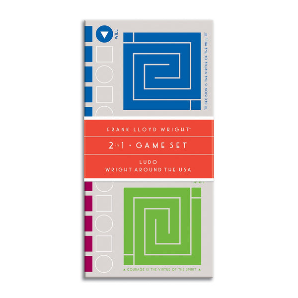 galison Frank Lloyd Wright 2-In-1 Game Set