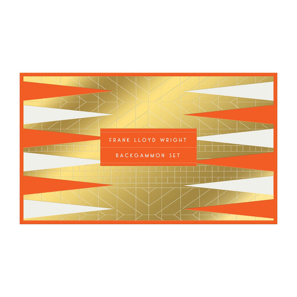 Galison Frank Lloyd Wright Backgammon Set