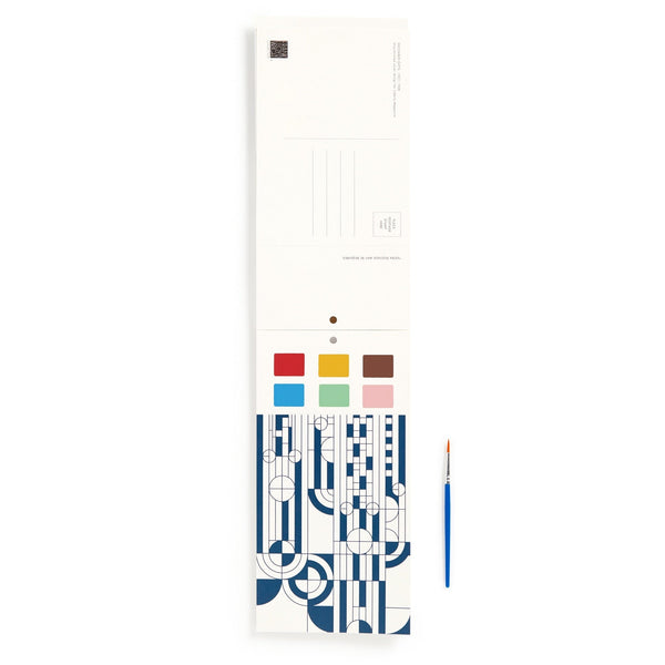 Galison Frank Lloyd Wright Paint-In Print Set