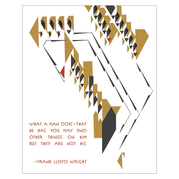 Galison Frank Lloyd Wright Wall Art Set