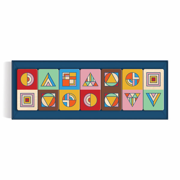 Galison Frank Lloyd Wright Wood Domino Set