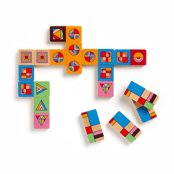 Galison Frank Lloyd Wright Wood Domino Set