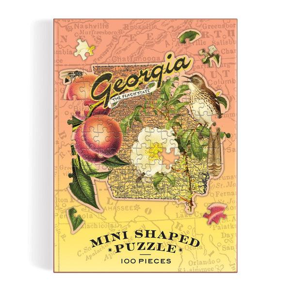 Galison Georgia Mini Shaped Puzzle