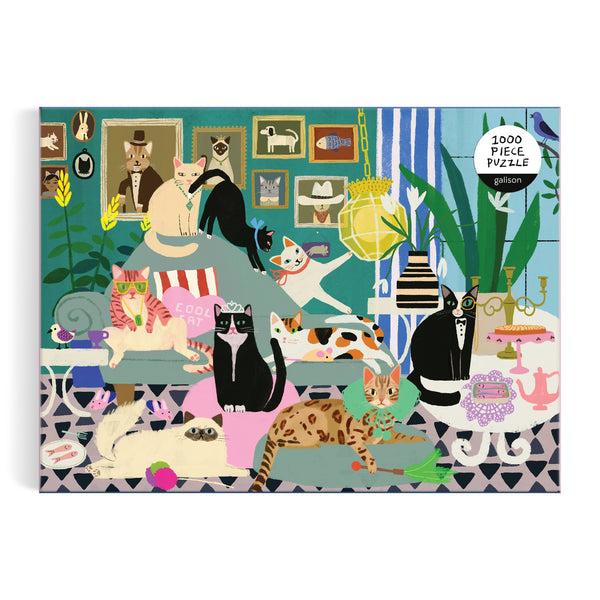 Galison Glamour Cats 1000 Piece Puzzle