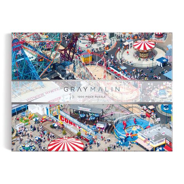 Galison Gray Malin 1000 Piece Puzzle Coney Island