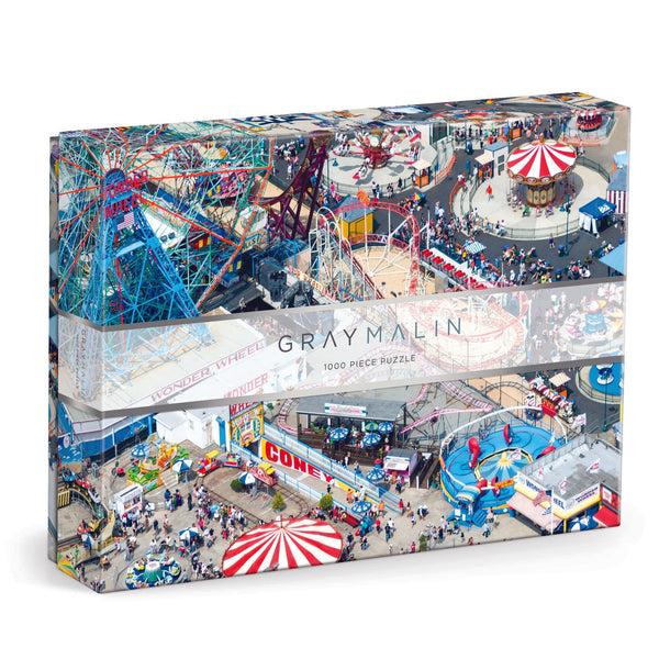 galison Gray Malin 1000 Piece Puzzle Coney Island