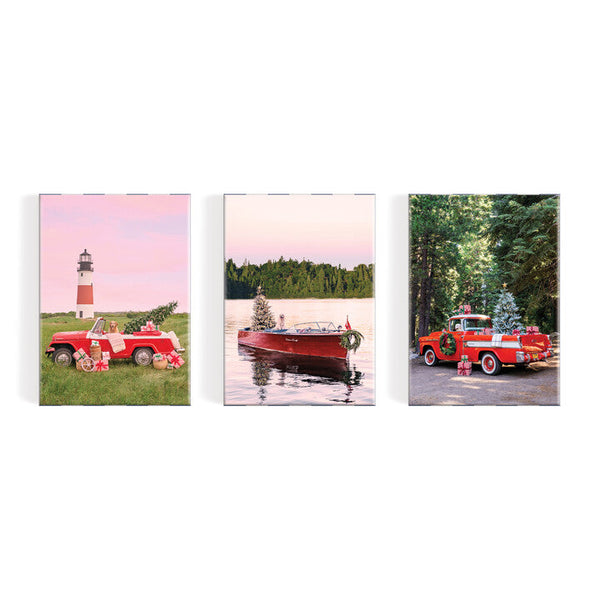 Galison Gray Malin The Holiday 3-in-1 Puzzle Set