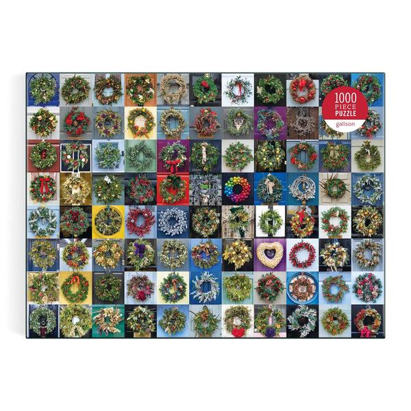 Galison Handmade Wreaths 1000 Piece Puzzle
