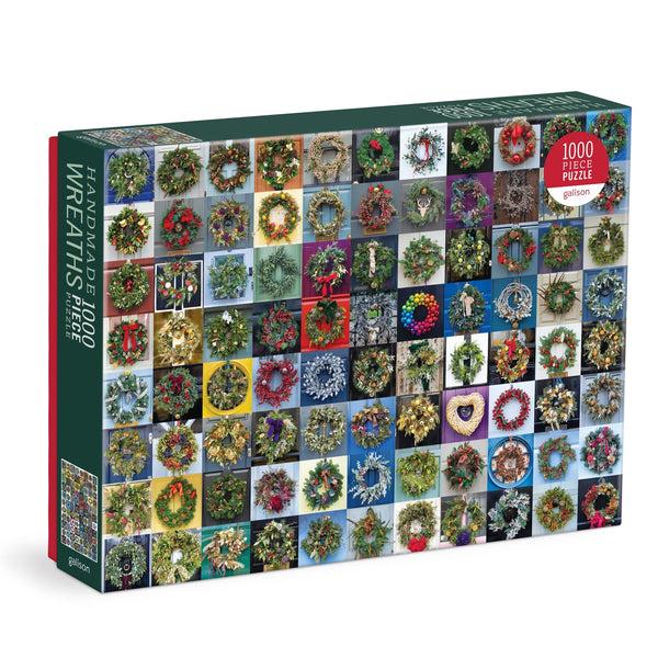 galison Handmade Wreaths 1000 Piece Puzzle