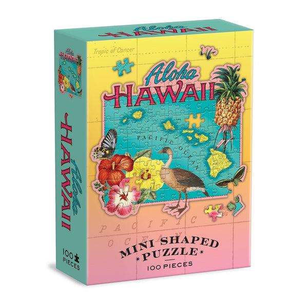 galison Hawaii Mini Shaped Jigsaw Puzzle