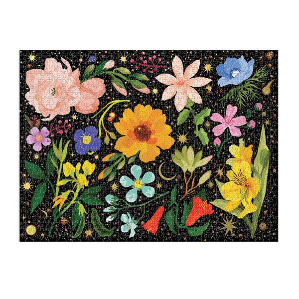 Galison Intergalactic Flora 1000 Piece Foil Puzzle