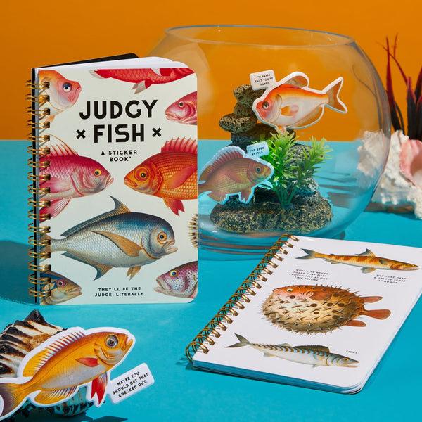 Galison Judgy Fish Sticker Book