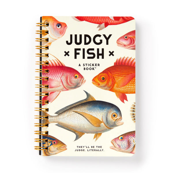 galison Judgy Fish Sticker Book