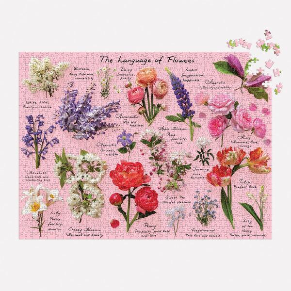 Galison Language Of Flowers 1000 Piece Puzzle