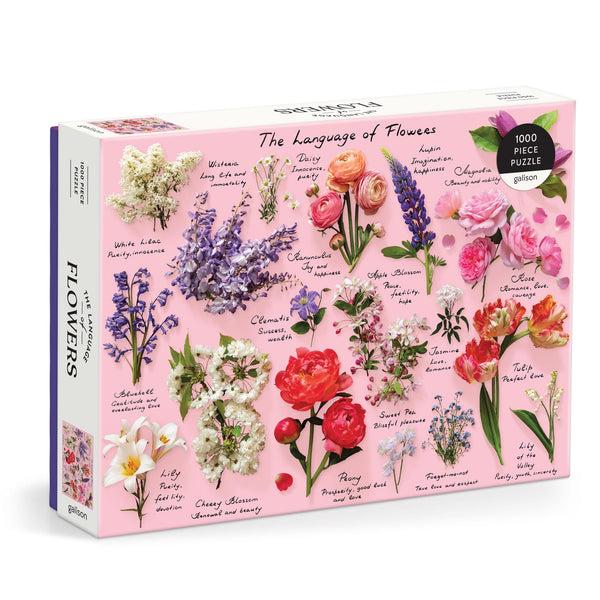 galison Language of Flowers 1000 Piece Puzzle