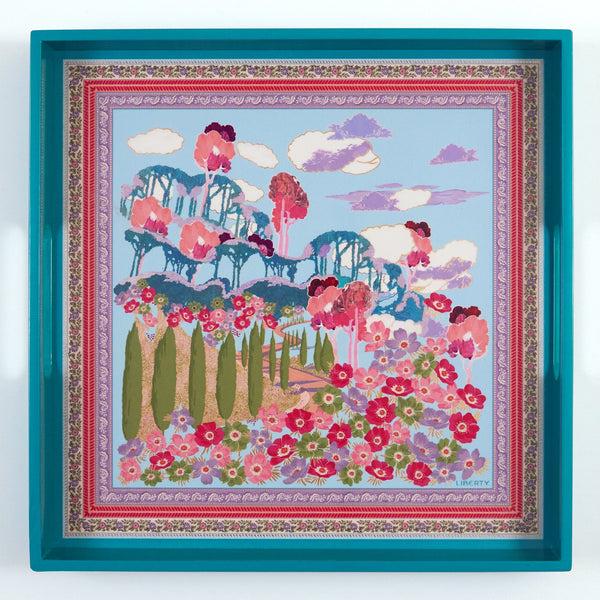 galison Liberty Bianca Square Lacquer Tray