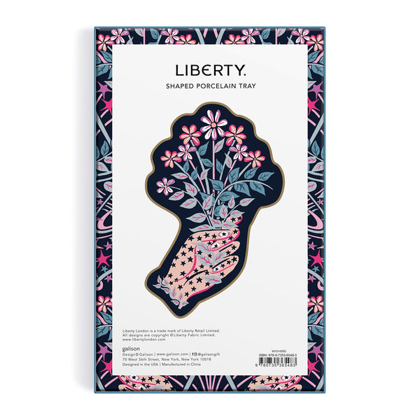 Galison Liberty Ianthe Hand Shaped Porcelain Tray
