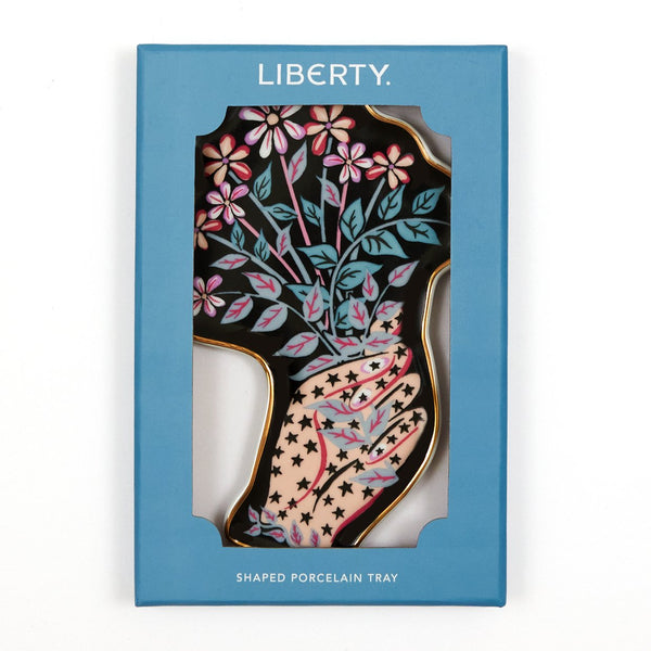 galison Liberty Ianthe Hand Shaped Porcelain Tray