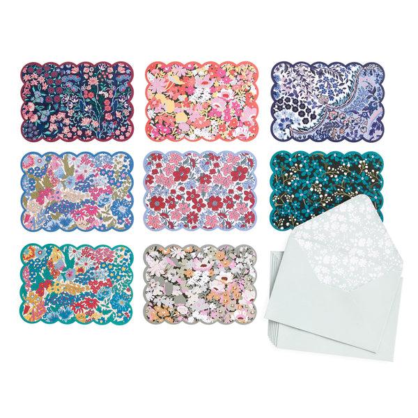 Galison Liberty Scalloped Shaped Notecard Set