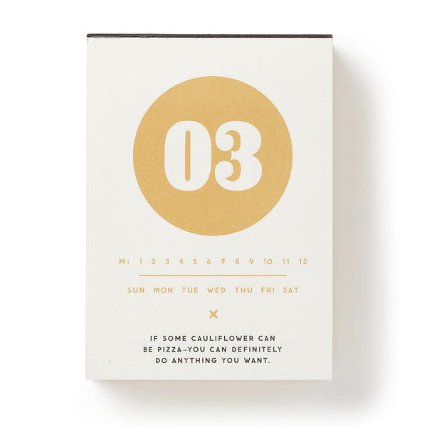 Galison Make My Day Undated Desk Calendar