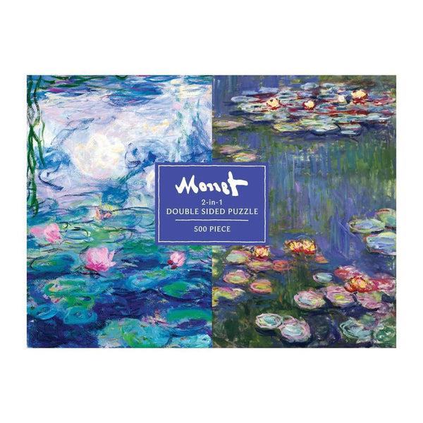 Galison Monet Double-Sided 500 Piece Jigsaw Puzzle