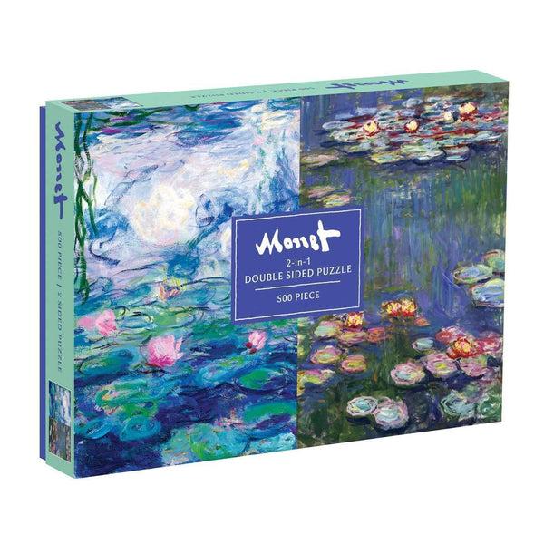 galison Monet Double-Sided 500 Piece Jigsaw Puzzle