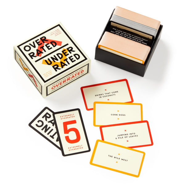 Galison Overrated / Underrated Social Game